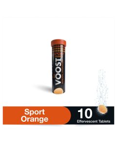 Voost Sports Isotonic Orange 10 Effervescent Tablets