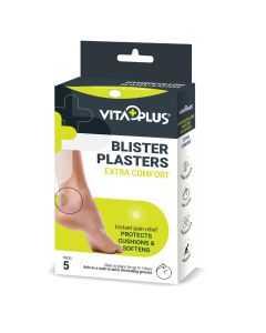 Vita Plus Extra Comfort Hydrocolloid Blister Plaster 5 Pack