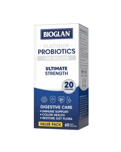 Bioglan Platinum Probiotics 100 Billion 60 Capsules