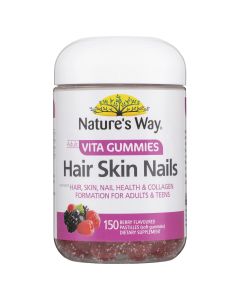 Nature's Way Adult Vita Gummies Hair Skin Nails 150 Gummies