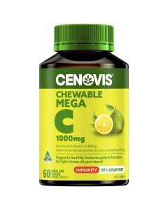 Cenovis Chewable Vitamin C 1000mg Lemon 60 Tablets