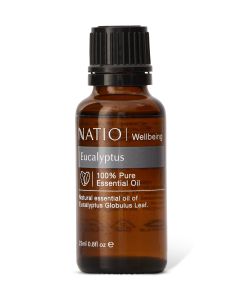 Natio Wellbeing Pure Essential Oil Blend Eucalyptus 25ml