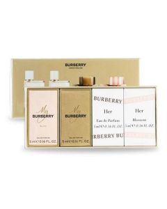 Burberry Ladies Miniature Eau de Parfum 4 Piece Gift Set