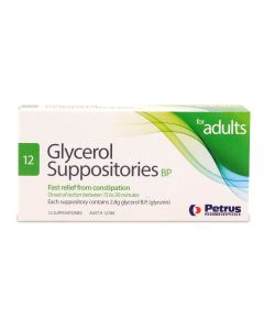 Glycerol Adult Suppositories 2.8G 12