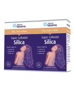 Henry Blooms Super Colloidal Silica 300Mg (Twin Pack With Gwp) 120 Vegetarian Capsules