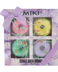 Miki Donut Bath Bomb Quad 240g