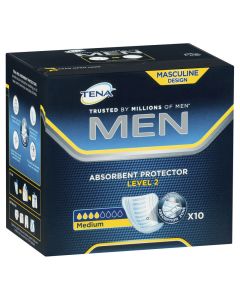 Tena Men Absorbent Protector Level 2 Medium 10 Pack