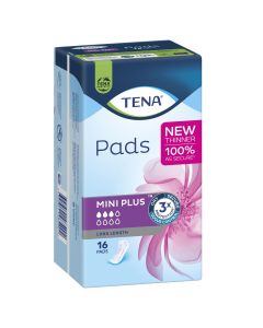 Tena Pad Mini Plus Long Length 16 Pack 