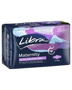 Libra Maternity Pads Extra Long with Wings 10 Pack