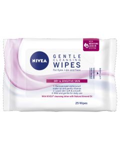 Nivea Daily Essentials Wipes Gentle 25 Pack