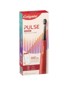 Colgate Pulse Series 1 Connected Rechargeable Whitening Electric Toothbrush, 1 Pack with Refill Head