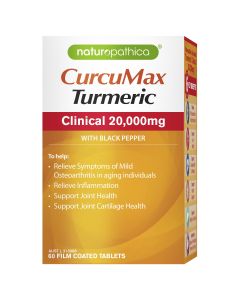 Naturopathica CurcuMax Turmeric Clinical 20,000mg 60 Tablets