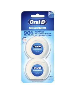 Oral B Essential Floss Dental Floss 2x50m
