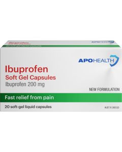 ApoHealth Ibuprofen 20 Gel Capsules