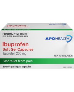 ApoHealth Ibuprofen 40 Gel Capsules