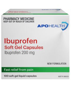 ApoHealth Ibuprofen 100 Gel Capsules