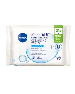 Nivea Daily Essentials Wipes Micellar 25 Pack