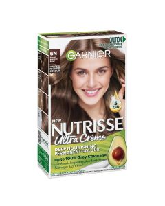 Garnier Nutrisse Hair Colour 6N Nudes Collection Light Brown