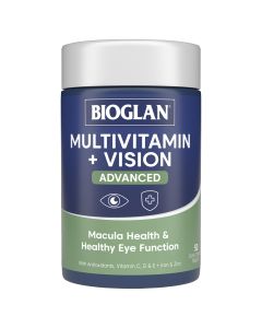 Bioglan Multivitamin + Vision Advanced 50 Tablets 