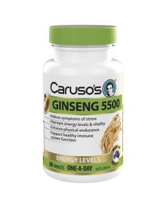 Caruso's Natural Health Ginseng 5500 60 Tablets