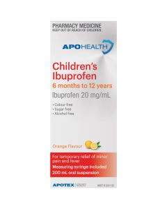 ApoHealth Ibuprofen 6 Months - 12 Years 200mL
