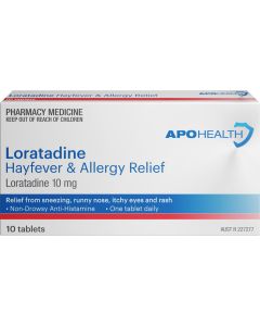 ApoHealth Loratadine 10mg 10 Tablets