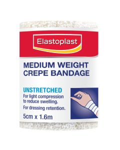 Elastoplast Medium Weight Crepe Bandage 5cm x 1.6m