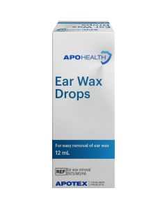 Apohealth Ear Wax Drops 25Mg/mL Bottle 12mL