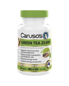 Caruso's Natural Health Green Tea 50 Tablets