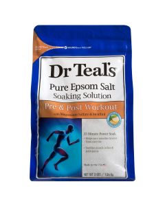 Dr Teal's Pure Epsom Salt Soaking Solution Pre & Post Workout 1.36kg