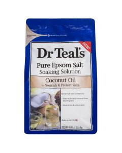 Dr Teal's Pure Epsom Salt with Coconut Oil 1.36kg