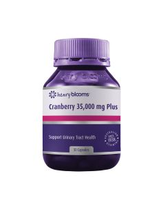 Henry Blooms Cranberry 35,000Mg Plus Vitamin C & Silica 30 Capsules