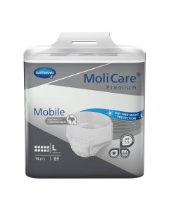 MoliCare Premium Mobile Pants 10 Drops Large 14 Pack