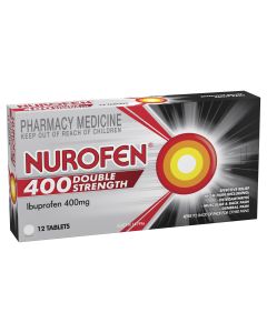 Nurofen Double Strength 400mg Ibuprofen 12 Tablets 