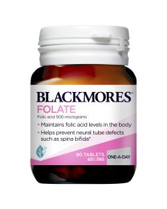 Blackmores Folate 500mcg Tablets 