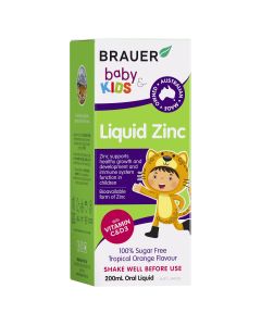 Brauer Baby & Kids Liquid Zinc 200mL