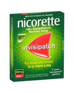 Nicorette 16 hour Invisipatch 25mg - 7 Pack