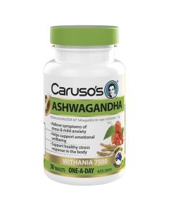 Caruso's Natural Health Ashwagandha 50 Tablets