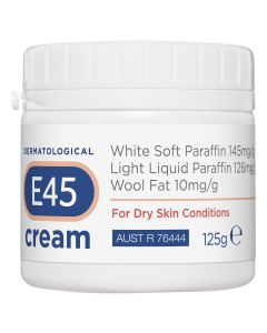 E45 Moisturising Cream for Dry Skin & Eczema 125g