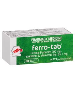 Ferro Tabs 200Mg 60 Tablets