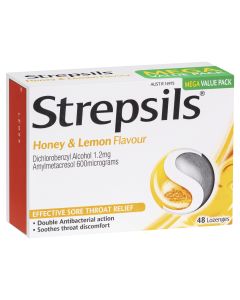 Strepsils Honey & Lemon 48 Lozenges