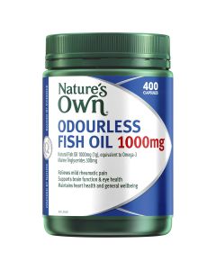 Nature's Own Odourless Fish Oil 1000Mg 400 Capsules