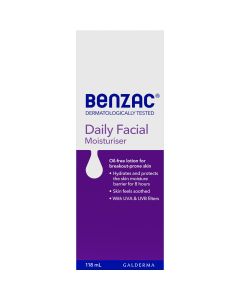 Benzac Daily Facial Moisturiser 118ml