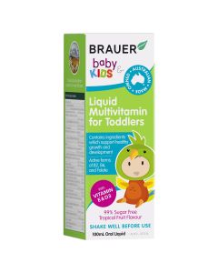 Brauer Baby & Kids Liquid Multivitamin for Toddlers 100mL