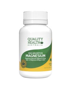 Quality Health High Absorption Magnesium 500mg 100 Tablets 