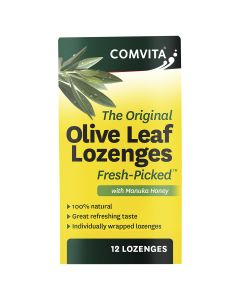 Comvita Olive Leaf Extract Lozenges with Manuka Honey 12 Pack