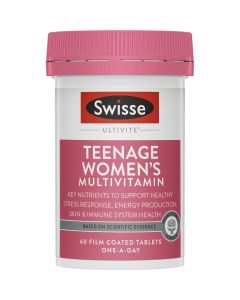 Swisse Ultivite Women's Teenage Multivitamin 60 Tablets