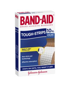 Band-Aid Tough Strips Extra Large Fabric Strips 10 Pack
