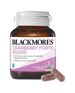 Blackmores Cranberry Forte 50000mg 30 Capsules