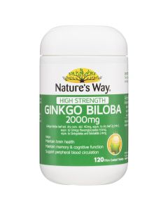 Nature's Way Ginkgo Brain & Memory 120 Tablets